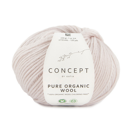 Katia PURE ORGANIC WOOL 55 Rozeachtig beige bad 54348