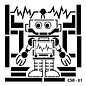 Cadence Mask Stencil  Robot  15X15