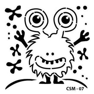 Cadence Mask Stencil  Monster  15X15