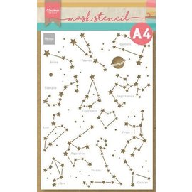 Marianne D Mask Stencil - Slimline Sterrenbeeld PS8128 A4