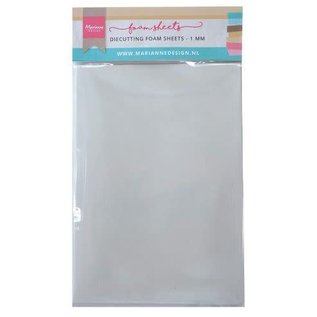 Marianne D Die cutting foam sheet A5 - 1 mm 5st zelfklevend dz LR0022 150x260x9 mm