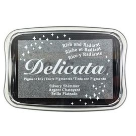 Delicata inktkussen Metallic Silvery Shimmer