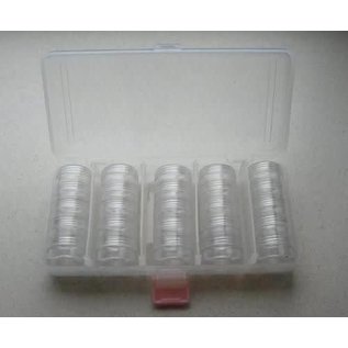 Opbergdoosjes 25 ST/ set 185x85x32mm pots 30x22,7mm