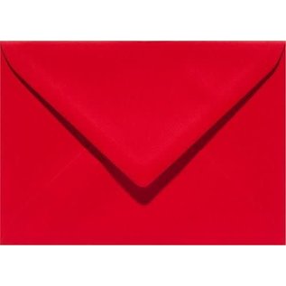 Omslag C6 Rood, 114x162mm 6st