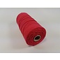 Katoen Macramé touw spoel nr 16 +/- 1,5mm 100grs - rood +/- 110mtr