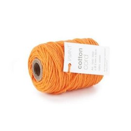 Macrame koord Katoen fijn oranje - 50 MT 2MM