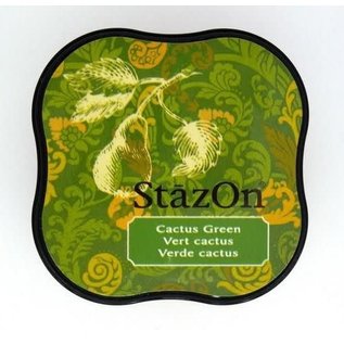 StazOn midi solvent dye ink 5,8x5,8cm cactus green