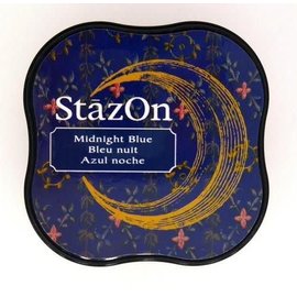 Stazon inktkussen Midi Midnight Blue