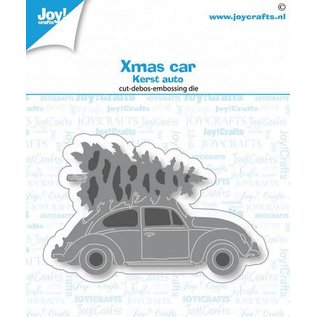 Joy! Crafts Stansmal - Auto met kerstboom 1 80x 50 mm