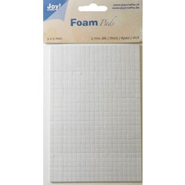 Joy! Crafts Foam Pads 2,0mm/5mm blok wit  10x15cm