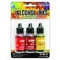 Ranger Alcohol Ink Ink Kits Orange/Yellow Spectrum 3x15 ml TAK69645 Tim Holtz