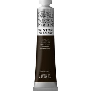 Winsor & Newton Winton olieverf 200ml - 337 lampenzwart