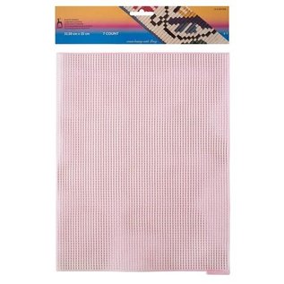 plastic canvas stramien 7 count 32,50x25cm WIT