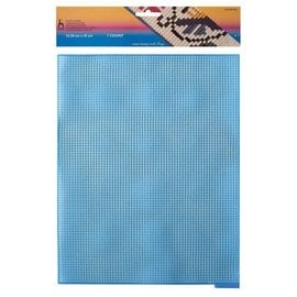 plastic canvas stramien 7 count 32,50x25cm LICHTBLAUW