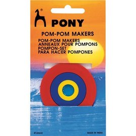 Pom Pom makers, 3 stuks: 1,5 cm, 3cm en 5,5 cm