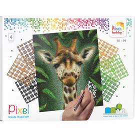 Pixel kit Giraf | 4 basisplaten