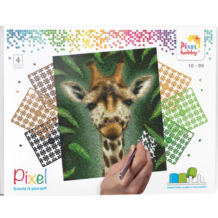 Pixel kit Giraf | 4 basisplaten