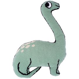 Kruissteekvormkussen kit met rug Eva M Dino