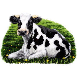 Shaped Rug Rustende koe