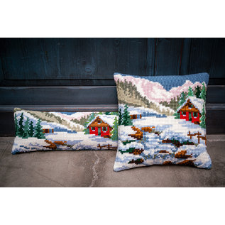 Kruissteektochtmat kit Winterlandschap