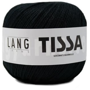 Lang Yarns Tissa 20.0004 Black bad 2110 50gr.