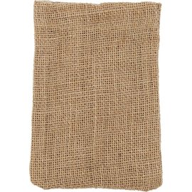 Jute Zakje 10 X 15 Cm 4 Stuks Lichtbruin