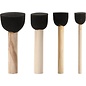 Foamkwasten 13-35 mm 4 stuks