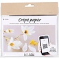 Miniset crêpepapier, Magnoliatak, Crêpe-verhouding: 180%, 105 gr