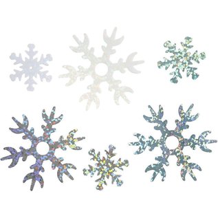 Pailletten Sneeuwvlokken Lichtblauw 25-45 Mm 30 Gr