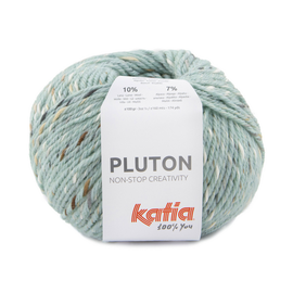 Katia PLUTON 62 Turquoise groen-Bruin bad 55588A