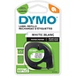 Dymo: Tape "LetraTag" 12mm x 4m - Papier Wit