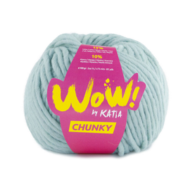 Katia WOW CHUNKY 58 Water blauw bad 55229A