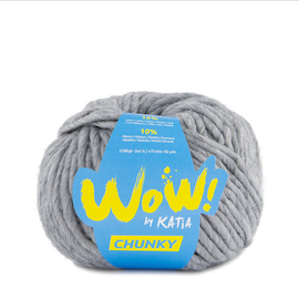 Katia WOW CHUNKY 51 Medium grijs bad 55222A