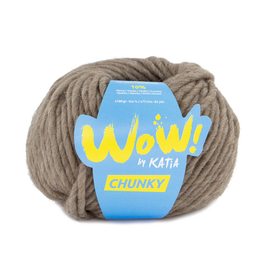 Katia WOW CHUNKY 54 Bleek bruin bad 55225A