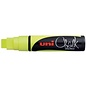 Uni Chalk Marker 15mm, Geel Fluo