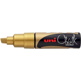 Uni Chalk Marker 8K Goud