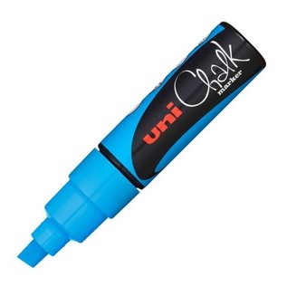 Uni Chalk Marker 8K Blauw