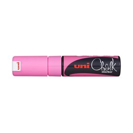 Uni Chalk marker 8mm fluo roze