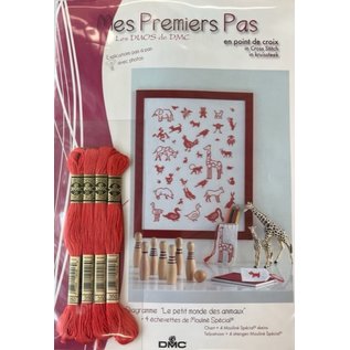 Borduurgaren + gratis patroon "Mes Premiers Pas - De Dierenwereld"