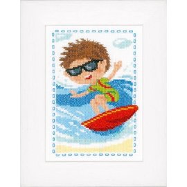 Telpakket Surfer aida