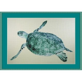 Kruissteekpakket Turtle Ocean 36x24cm