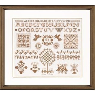Telpakket Sampler in bronze