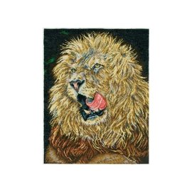 Kruissteekpakket  Lion Lunch 30x40cm