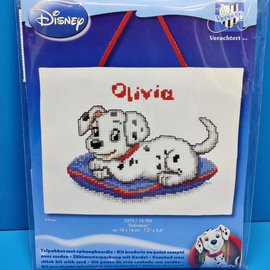 Telpakket met ophangkoordje Olivia 18x14cm