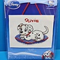 Telpakket Disney met ophangkoordje Olivia 18x14cm