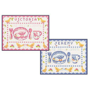 Kruissteekpakket Baby Breakfast 24x18cm