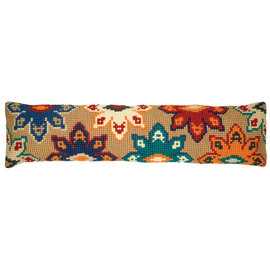 Kruissteektochtmat kit Flower power 80x20cm