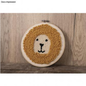 Punch Needle Lion, 21cm ø