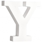 letters Y , wit, 11cm, Dikte 2 cm