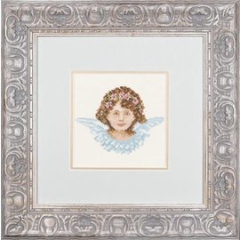 Lanarte borduurpakket Engel in blauw